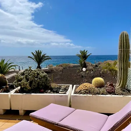 Con Piscina Caliente, Mar, Wifi Pro, Barbacoa Gas Lägenhet San Miguel de Abona